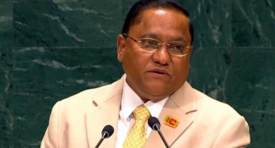 විජිත හේරත් එක්සත් ජාතීන්ගේ මහා මණ්ඩලය අමතයි